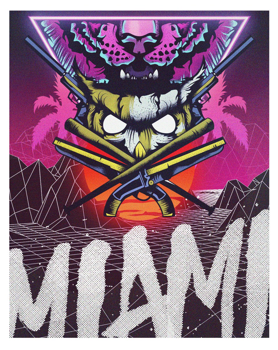 godzilian's tweet image. Hotline Miami - Fan art illustration made by me !
Check the full project at : behance.net/gallery/322613…