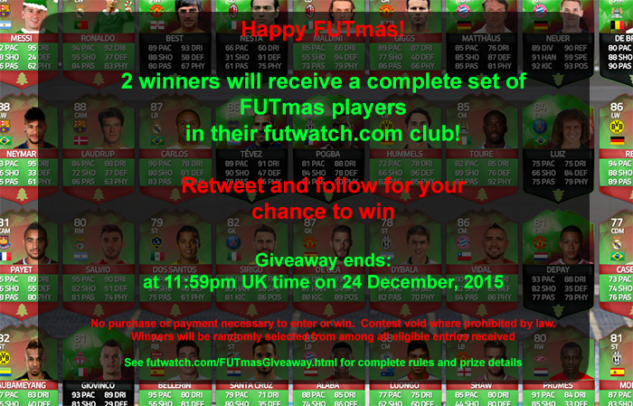 FutWatch's tweet photo. FUTmas giveaway! #FUTmas #futwatch #Ibrahimogrinch #SantaClausorla https://t.co/8xa50txy0z