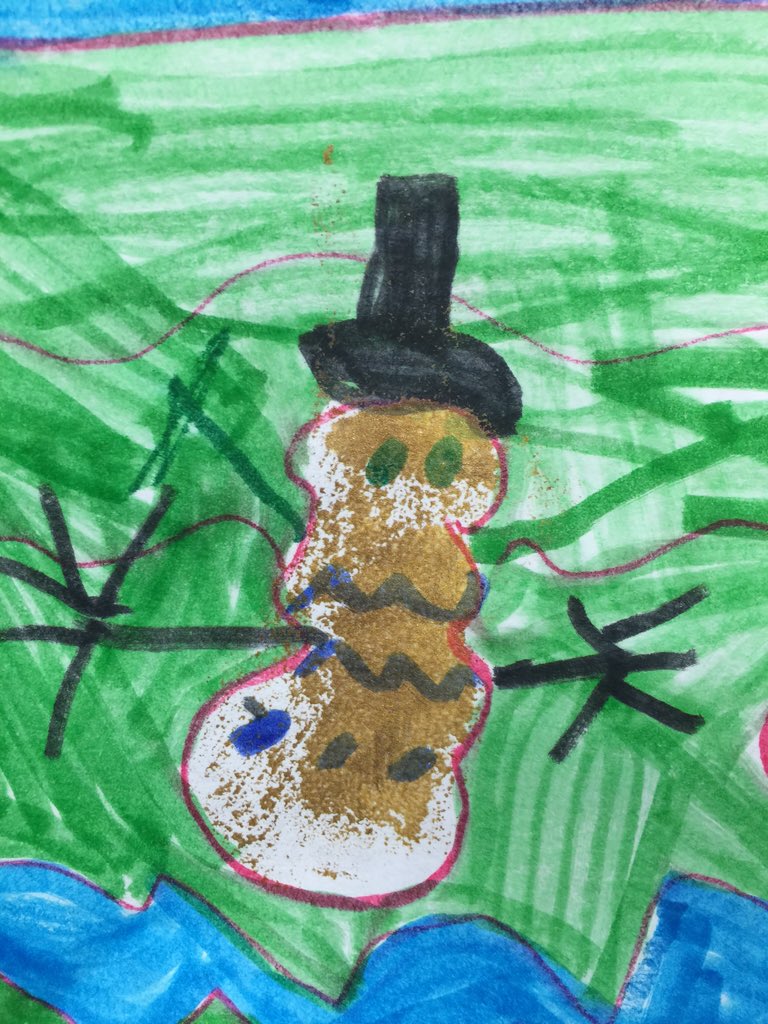 HillHerbe's tweet photo. #FrostyTheSnowman #foamprint #artEdu #artlesson #holidayart https://t.co/fmvw4Q2UOA