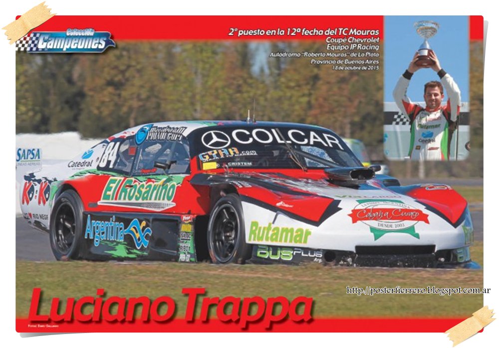 PosterFierrero's tweet photo. 2015 ** Luciano Trappa #FelizCumpleaños ** Chevrolet * TC Mouras ** Revista Campeones * #ChevyTC https://t.co/FlXLJgQIPl