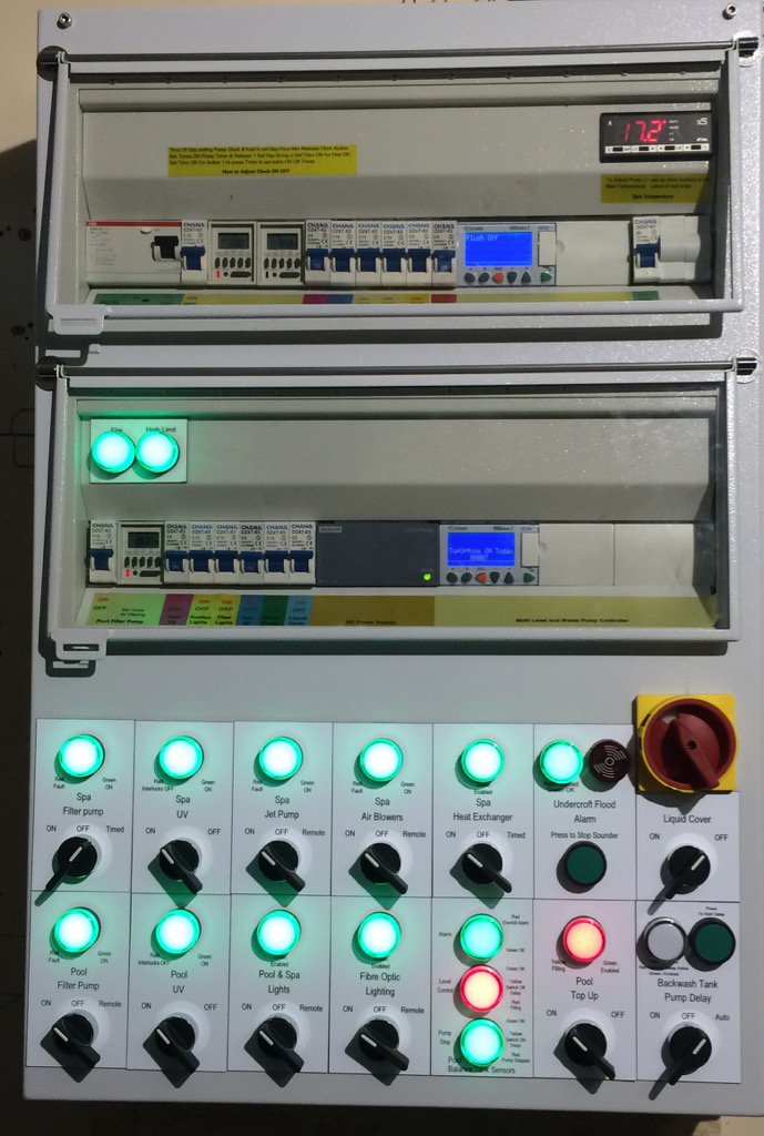 RogerCaplin's tweet photo. Electair's largest  of new style control panels to meet requirements of amendment 3 that comes into effect 1-1-16 https://t.co/JS687c2u0j