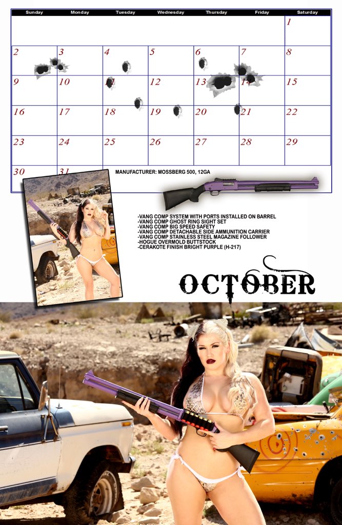 IamNikkiPhoenix's tweet photo. @VangComp calendars 2016 R almost here! Preorder urs 2day w/autograph booknikkiphoenix@gmail.com #holidays #guns https://t.co/Z6SM2tlGxV