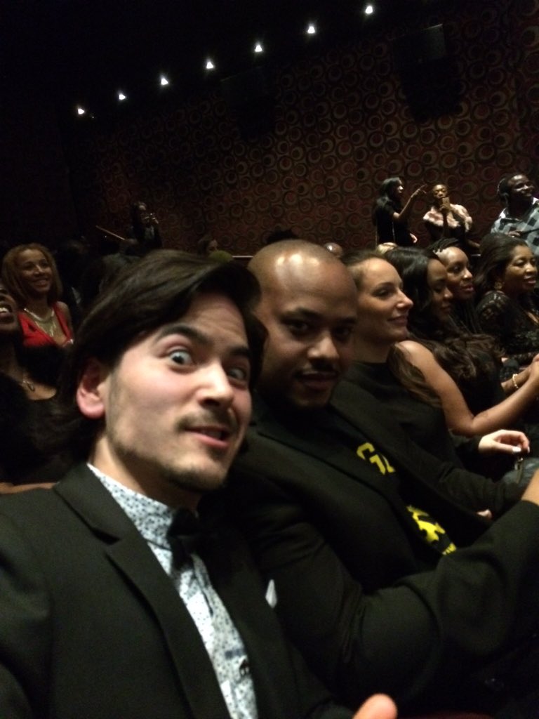MarkTakeshiOta's tweet photo. Getting ready for award ceremony, good luck to everyone... Especially @Wedding_Dates @screennation #DigitalIsMedia https://t.co/eiqio833m4