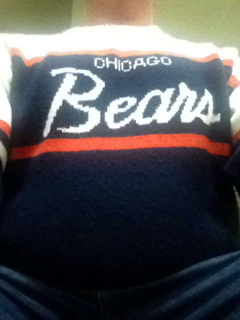 Foxbendturf's tweet photo. Wearing this classic to an ugly sweater party. #multiplereasons https://t.co/k8u9NK9vVf