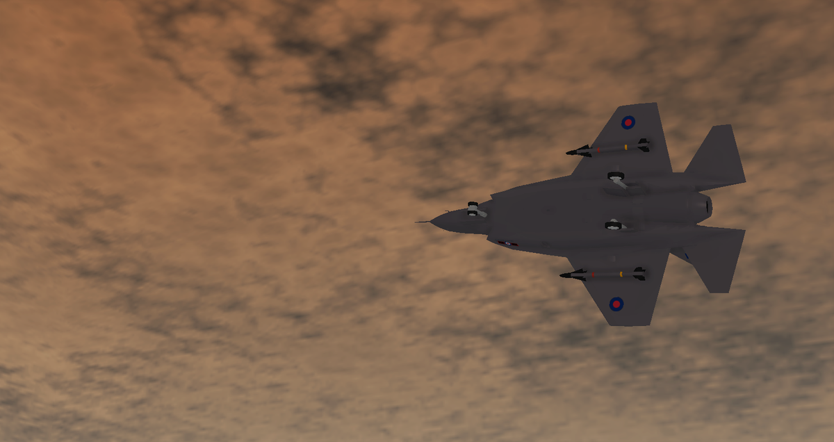 RAFRoblox's tweet photo. RAF F-35 at #LWAF2015 ! https://t.co/xpp6V0N4qy