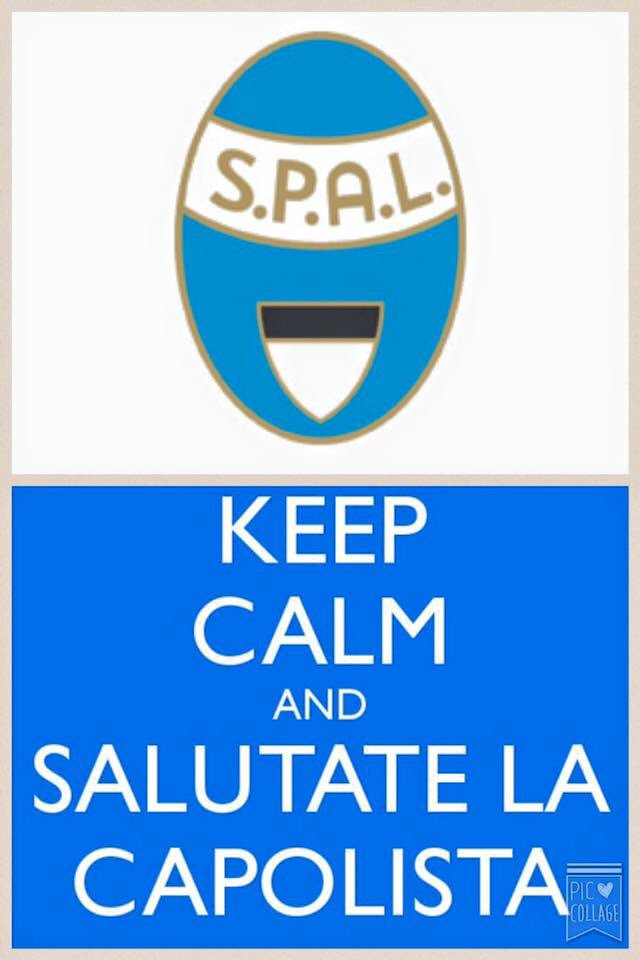 La_Mu_75's tweet photo. Finché vivrò io canterò #forzaferrara salutate la capolista #spal https://t.co/Km8u51Fqhx