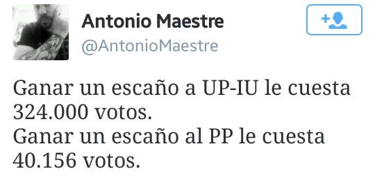 lloromucho's tweet photo. La ley electoral en España https://t.co/21KTZxnBkP
