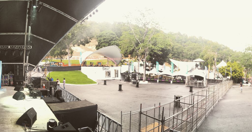 sunsetfestival1's tweet photo. Here's a sneak peak of the venue #SunsetFestivalTT https://t.co/AtWWGcoHoK