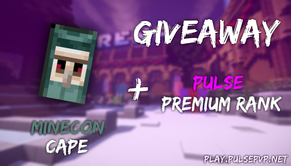 PulseeNetwork's tweet image. ❄️ Santa gave us a Minecon 2015 Cape Account with a Pulse Rank to give away! RT &amp;amp; Follow to enter this Giveaway! ❄️