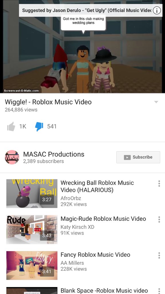 fancy a roblox music video