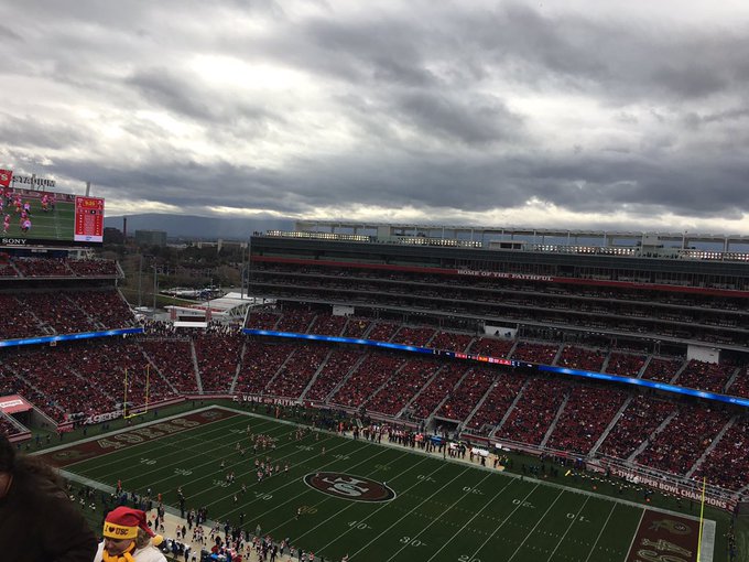 San Francisco 49ers play home game in near-empty stadium 