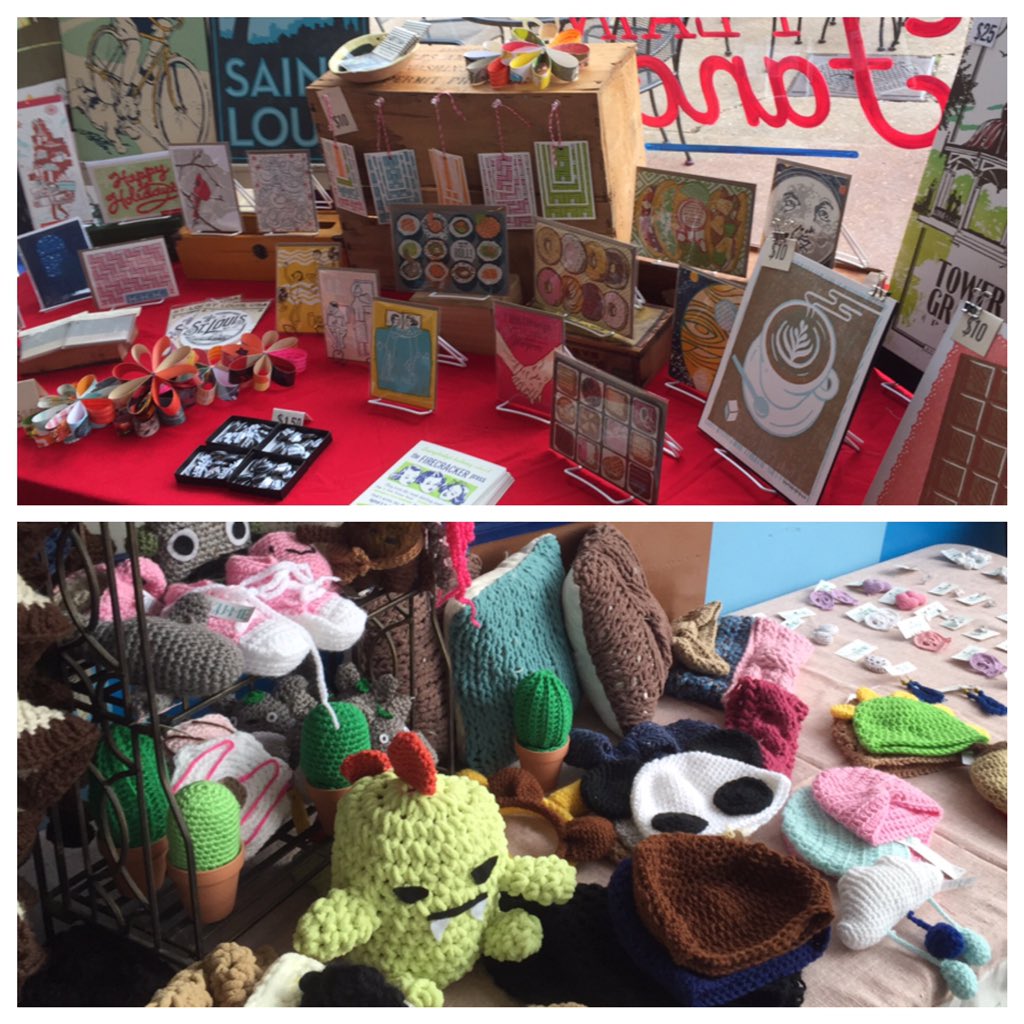 IcesSTL's tweet photo. Still time to swing by for #icecream, cocoa, and awesome local gifts from @FirecrackerP &amp; @yumestl! #stl #shopping https://t.co/CF8BWkVpXi