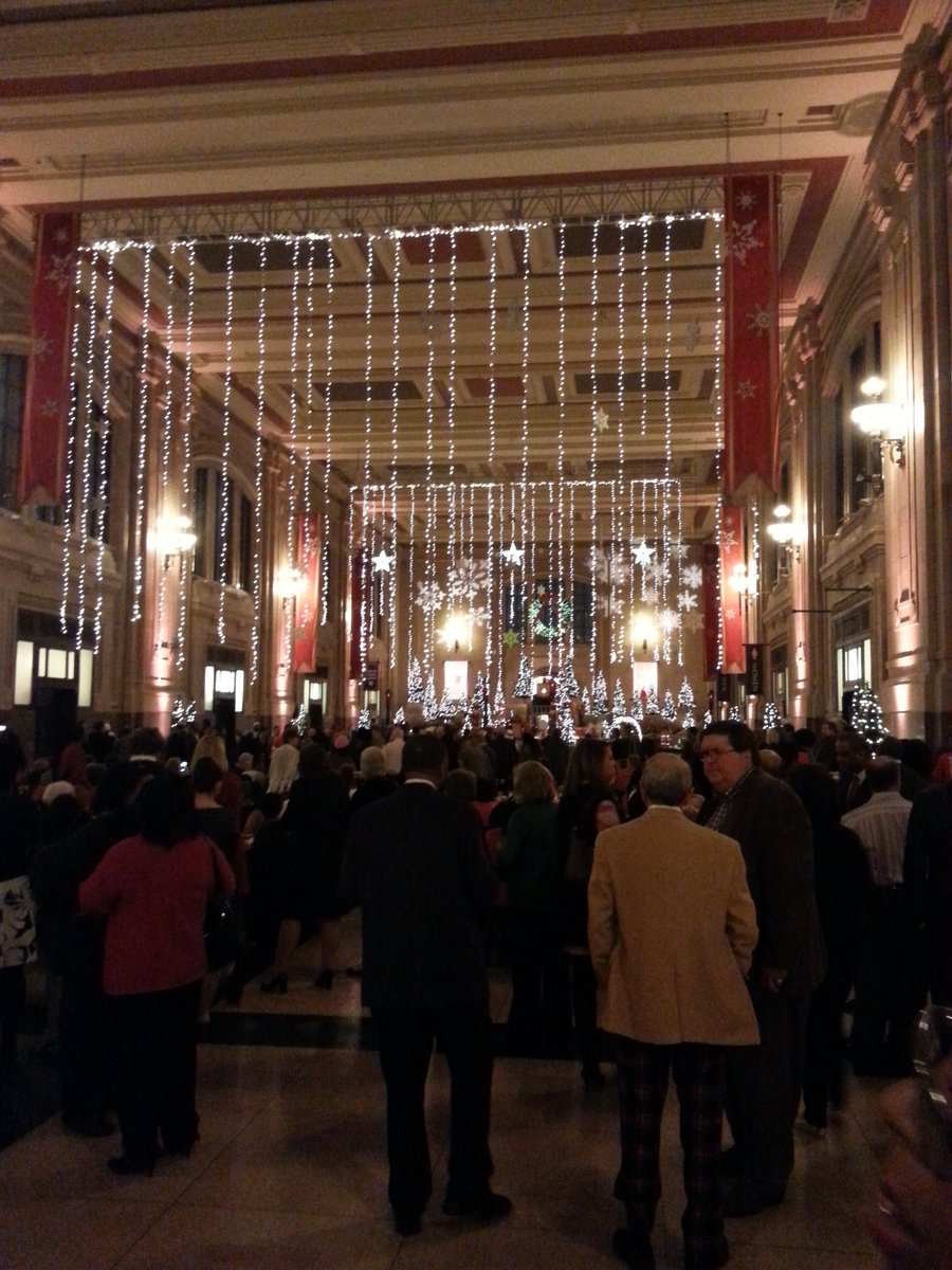 AphroditeBraCo's tweet photo. Congressman Cleaver's Holiday party at @UnionStationKC . #christmasinkc #Christmas #networking #kansascity https://t.co/5ye9SQAvt1