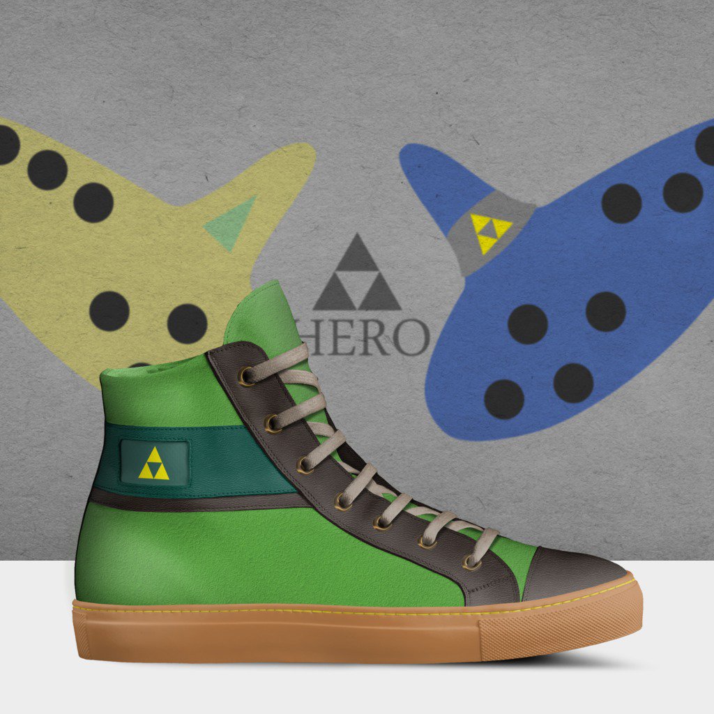 JackyBoyPhoto's tweet image. Help get these boss #Hyrule #hitops made! Pre-order your pair here: aliveshoes.com/herosneakers - #Zelda #Triforce
