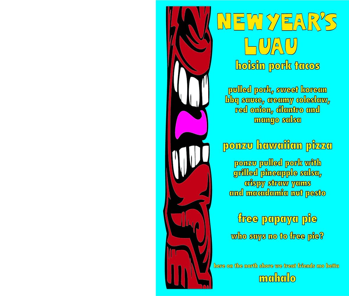 Only eleven days left in 2015!Full menus open 'till late!No lame cover charge,giveaways and good times for everyone!