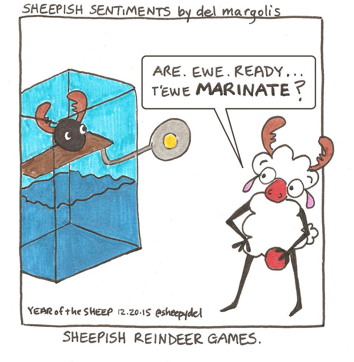 sheepydel's tweet photo. #ReindeerGames #TeamRewedy Olive the Other Reindeer can suck it https://t.co/kbyTGGFkkT