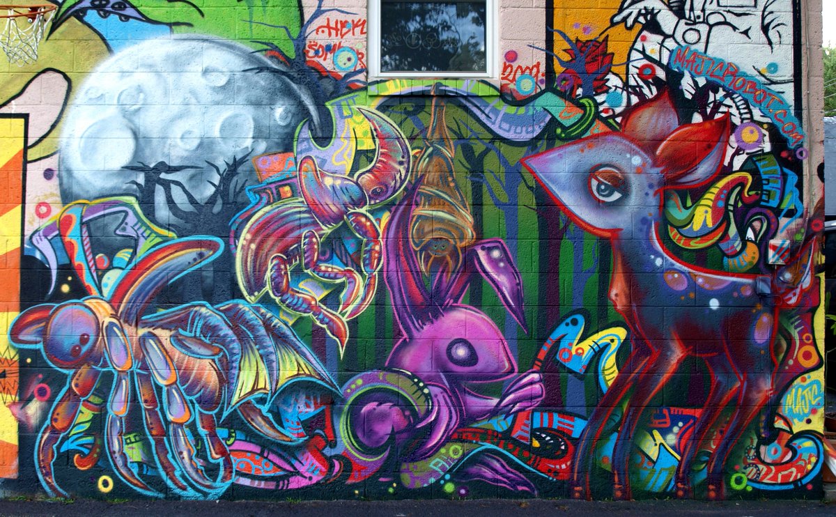 MajicRobot's tweet photo. #graffiti #girlgraffiti #MajicRobot #montanaspraypaint https://t.co/e4pPIsEJYt