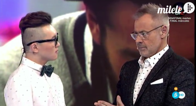 ElDebateDeGH's tweet photo. Han: "No conocía de nada a Aritz" #DBT14GH16 
RT Mentira!
MG Verdad.
https://t.co/oqOh0J2lew