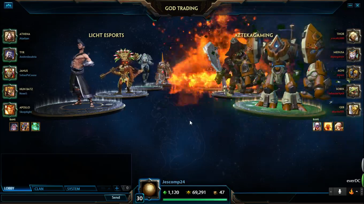 BattlePoint's tweet photo. Lich Esports vs @ProTeamAG en vivo semifinal torneo 5vs5 SMITE PC #BenQWeekends https://t.co/ASFCjtVGSq https://t.co/XaSAiDT4As