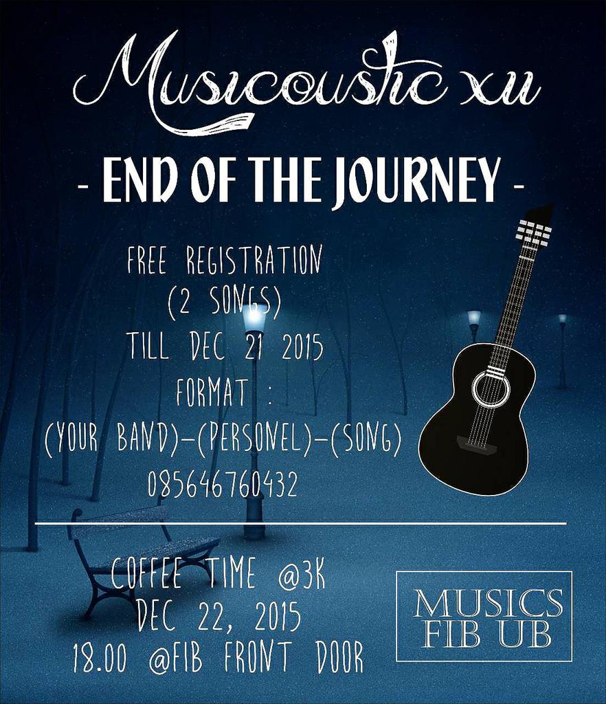 Selamat pagi guys. Hari selasa kita ada acara Musicoustic lho, yuk yuk daftar 😊. <a href="/EliteVoiceFibUb/">E-Lite Voice</a> <a href="/BEMFIBUB/">Ranta BayanakaFIB UB</a> <a href="/pmkEfod/">Efod Fib UB</a>