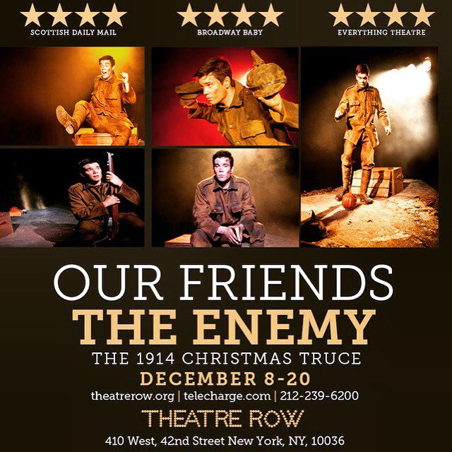 All good things must come to an end. With a big bang, Our Friends The Enemy has finished @ Theatre Row #nyc #theatre