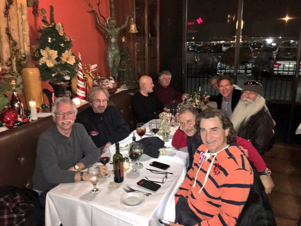 oakridgeboys's tweet photo. AND.... Here we ARE!!! A great night celebrating a GREAT TOUR! At Ciaw Bella #ChristmasNightOut https://t.co/o4Gjuj56HI