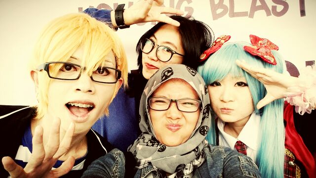 blackquin_doc's tweet photo. Selfie wif #cosplayermedan #cosplay #cosstreet #cosplaymedan at Housing Blast waku waku japan in medan https://t.co/1gGXQF82ZO