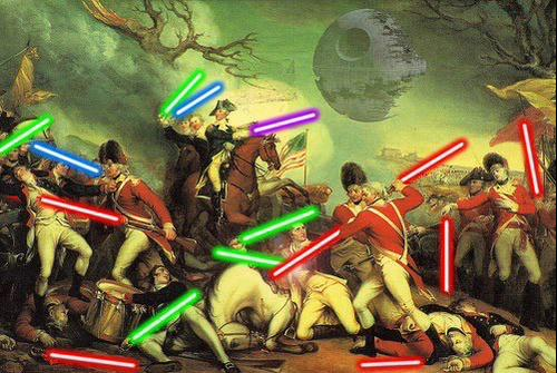 CauseWereGuys's tweet photo. History looks so much better with lightsabers... https://t.co/cT2XQCVzEC