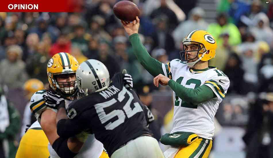 packers's tweet photo. Aaron Rodgers wants more. Read: https://t.co/qvd7aU6U5V #GBvsOAK https://t.co/4pFXj9lDEv