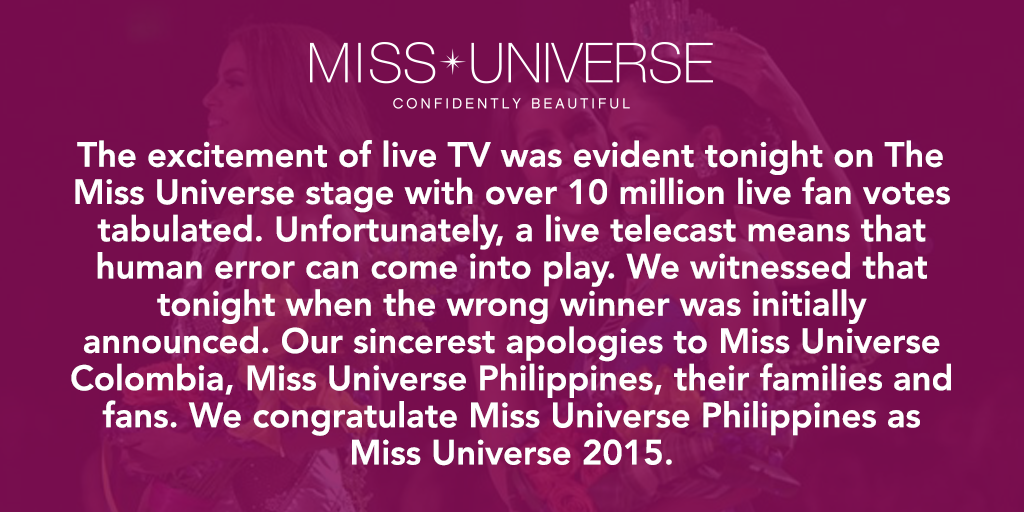 Miss Universe tweet media