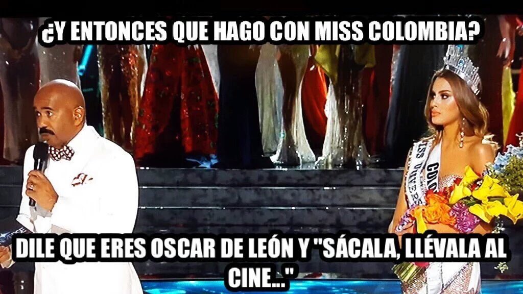 carloschicken's tweet photo. Jajajaja creo que este es el mejor meme que han hecho de #MissUniverse2015 #ElQueEntendióEntendió 😂��� https://t.co/TRoWHVOBsU