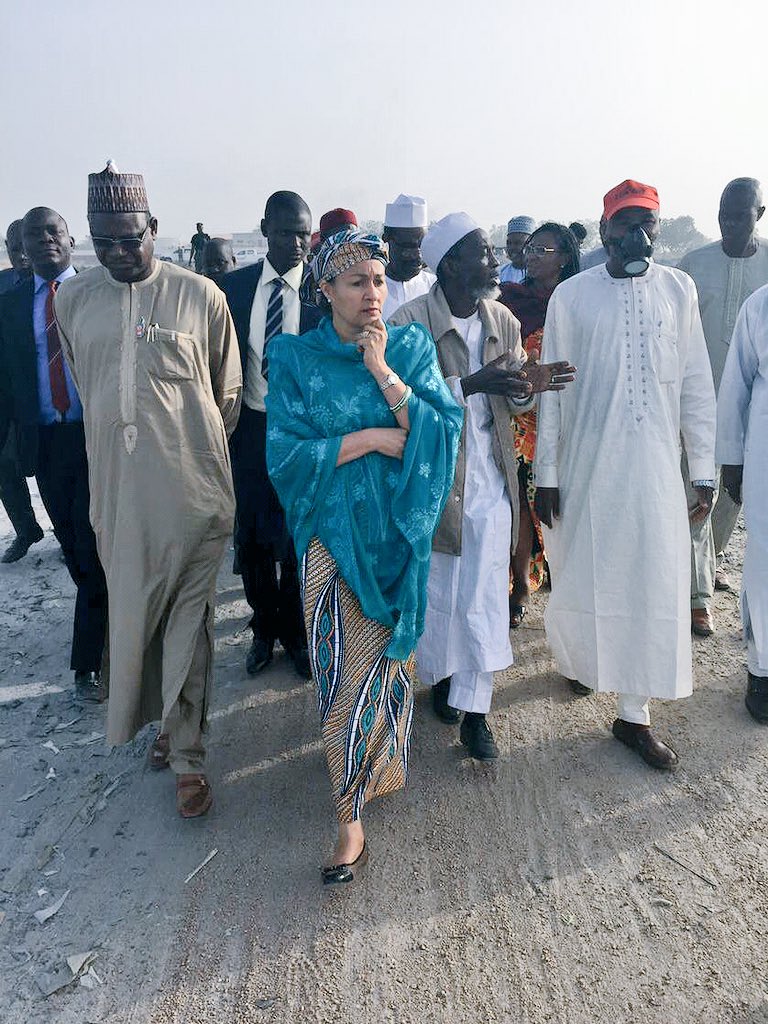 estherclimate's tweet photo. From #COP21 to historical site tour with the #EnvironmentTeam, 'Meet' @AminaJMohammed today at 12noon #NigeriaCO21 https://t.co/oswESgcGf1