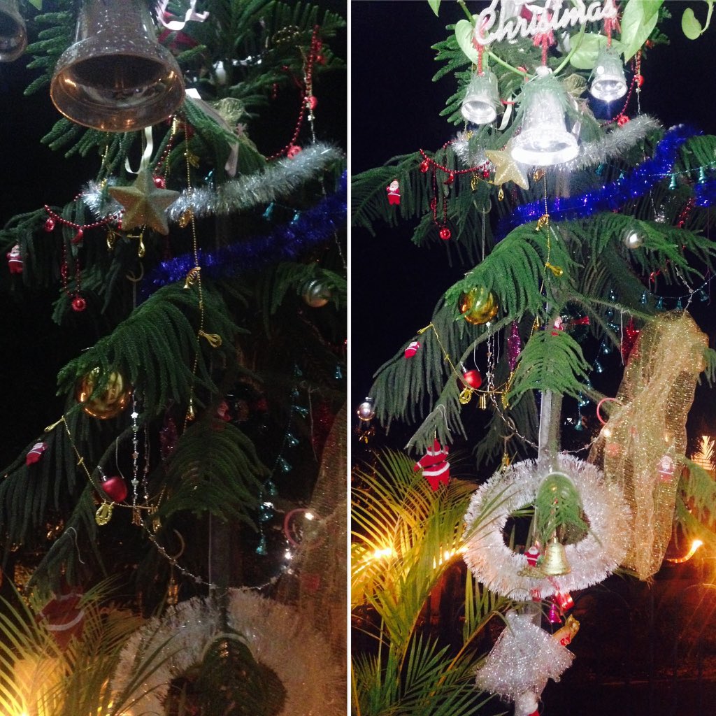Jasleenkaur2504's tweet photo. My #XmasTree love decorating every year, small things #TrueHappiness #Memode #FestivalHappiness. https://t.co/4chsQ6lBWK