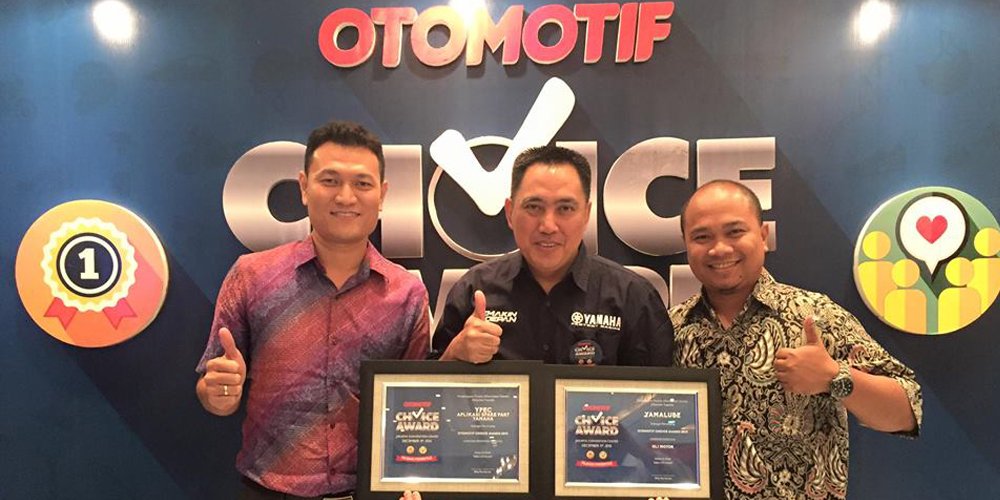 Aktif di balap kunci Yamalube raih OTOMOTIF Choice Award 2015 bit.ly/1mkh6YL