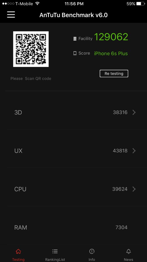 J Williams Iphone 6s Plus Murders Antutu Lol Wow Iphone6splus Antutu Benchmark Test T Co H39durzf7u