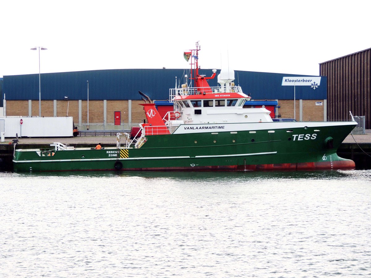 Tess opgeleverd door <a href="/Shipyardtrico/">Shipyard Trico B.V.</a> . Gezien in #IJmuiden owl.li/W9Wyd