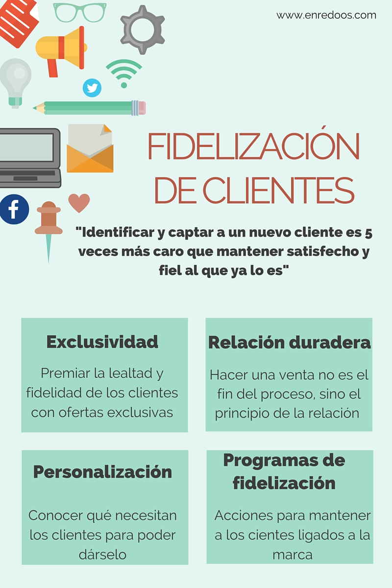 CodeserInfo's tweet photo. Fideliza a tus clientes by @EnredoosSM #marketing #empresa https://t.co/6GDuODAOXk
