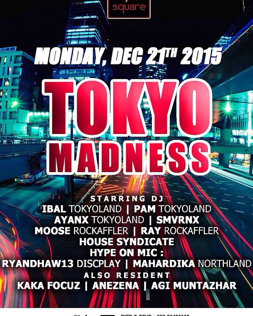 TONIGT <a href="/ninesquare_bdg/">NINE'SQUARE</a> w/ <a href="/AYANX234/">INCU TERMINATOR 🇬🇧</a> <a href="/ibalrivaldy/">IBAL</a> <a href="/AnezenaFerdiano/">AneZenA</a> <a href="/AnalogitalMusic/">ANALOGITAL</a>