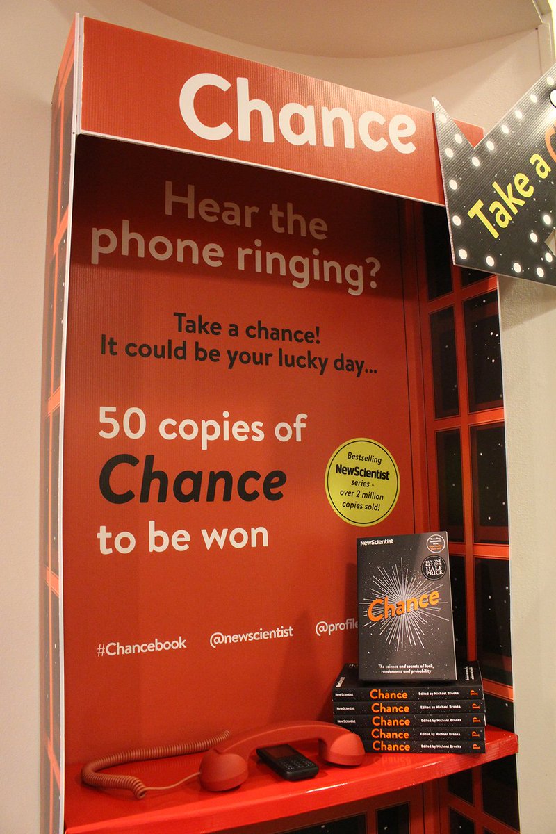 ProfileBooks's tweet photo. Congrats everyone who answered the #Chancebook phone & huge thanks to @waterstonestraf! https://t.co/6uAHR0ZOCn https://t.co/K21ARBlttB