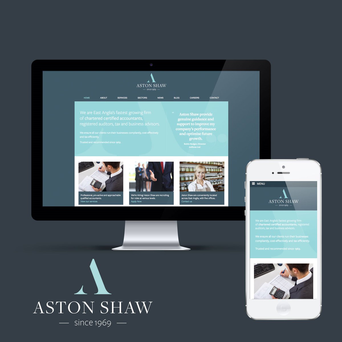 oneagencyco's tweet photo. Our work on @AstonShaw's #website recognised in @CambsDigiAwards #CDA2015 https://t.co/bWaAMvTF28 #webdesign #webdev https://t.co/42MBkDP3Zu