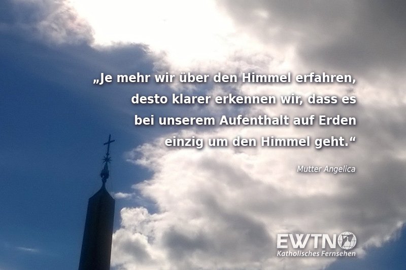 ewtnDE's tweet photo. Der neue #Montagsgedanke von #MutterAngelica!
#EWTN #Pilger #Himmel #katholisch https://t.co/iBJye1FBTK