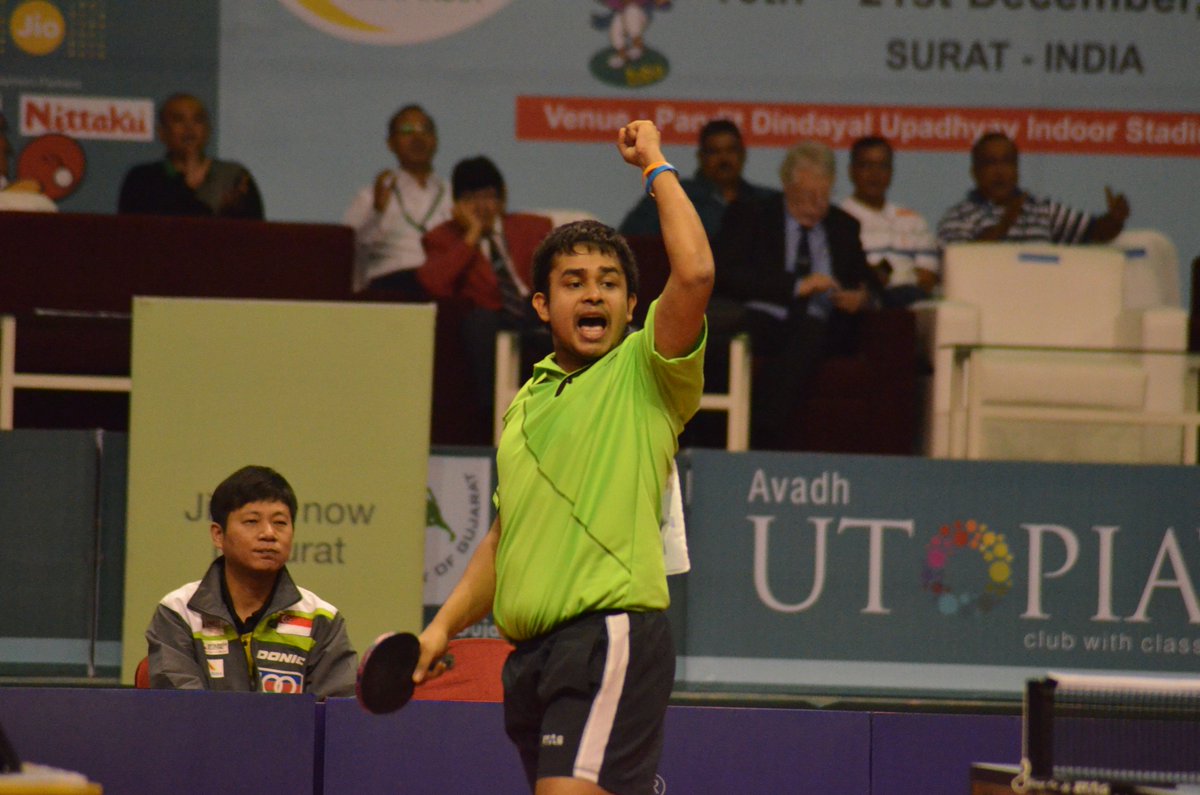 cttc_surat's tweet photo. Amalraj enters final, Ghosh misses chance #commonwealthtt https://t.co/20vgDxwPYX