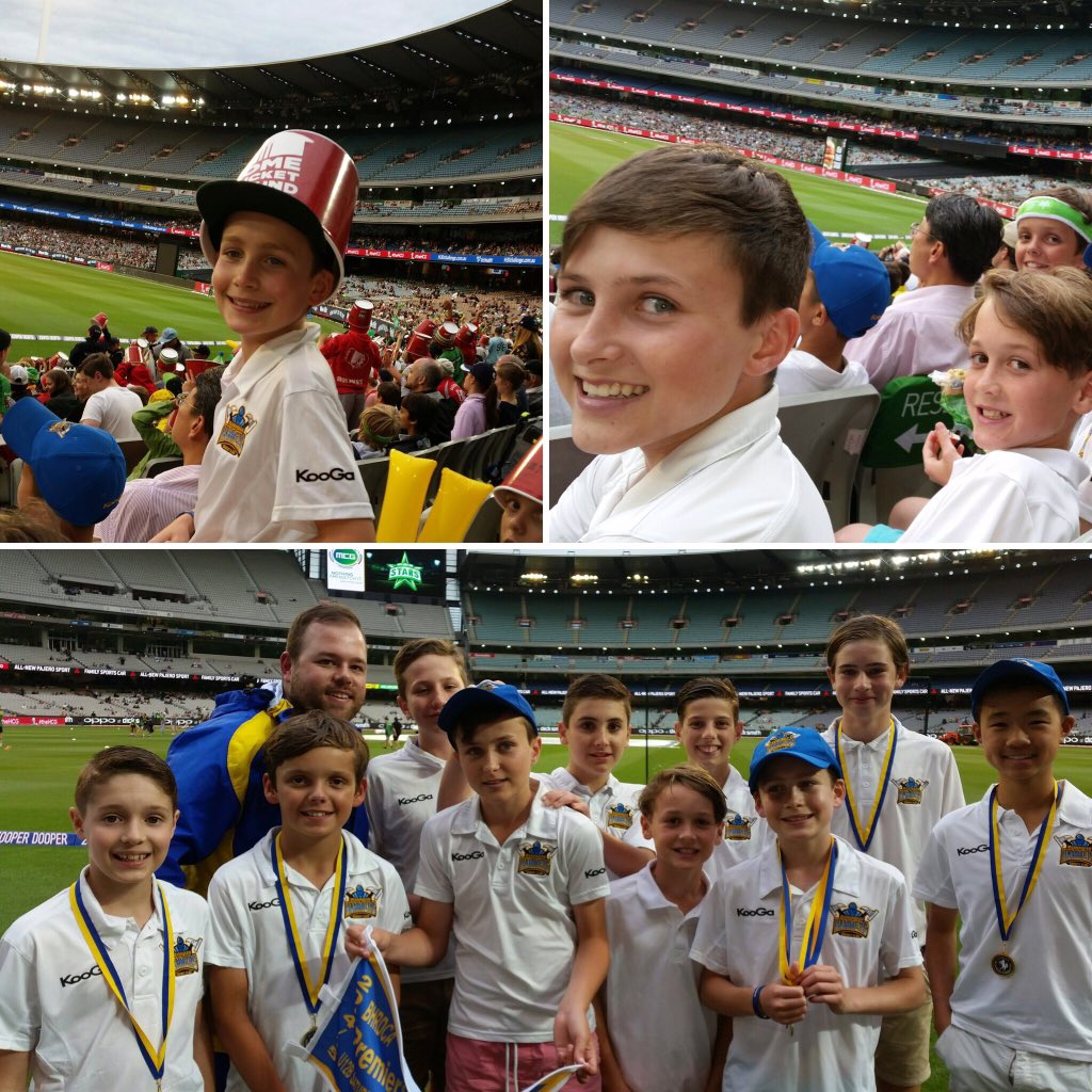 Our stars of tomorrow went to see the <a href="/StarsBBL/">Melbourne Stars</a> of today last night! The crew had a blast! <a href="/cricketvictoria/">Cricket Victoria</a>