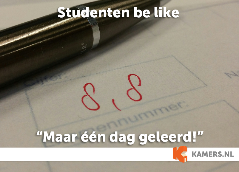 kamers's tweet photo. Tag jouw vrienden die ook altijd "maar één dag" leren! #studenten #studie #leren https://t.co/5LcmNd0L9W