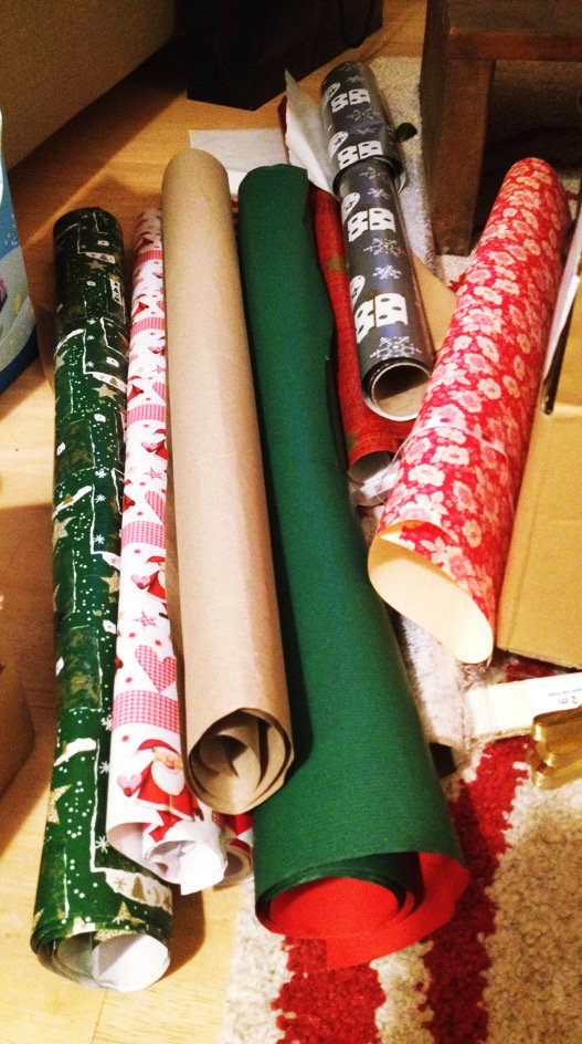 Wrapping is getting serious now! #finalcountdown #Christmas #wrappinggifts
