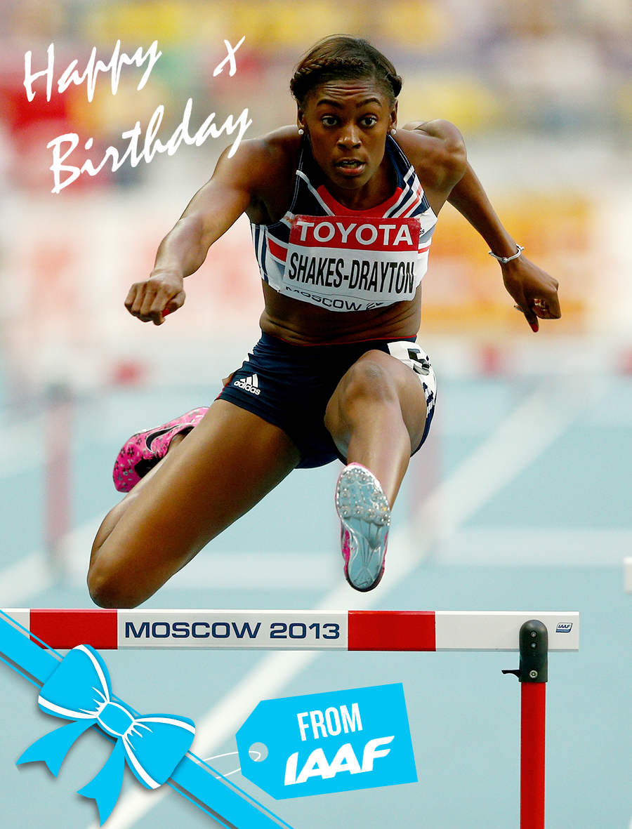  Happy birthday to 2012 world 4x400m indoor champion Perri Shakes-Drayton 