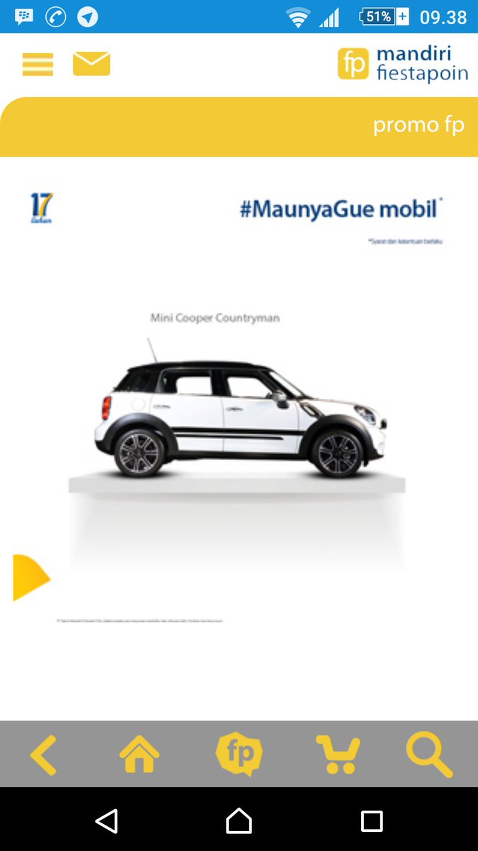 idsakirin's tweet photo. @mandirifiesta Sakirin #MaunyaGue Mobil Mini Cooper Countryman LCI https://t.co/GlgQkcZfZa