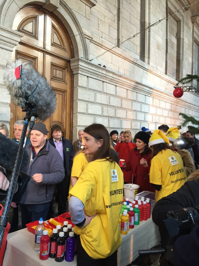 IrelandAMVMTV's tweet photo. All kicking off here at College Green for Focus Ireland #handforhomelessness @TV3Ireland @FocusIreland @DublinTown https://t.co/L2OgFpRRs7