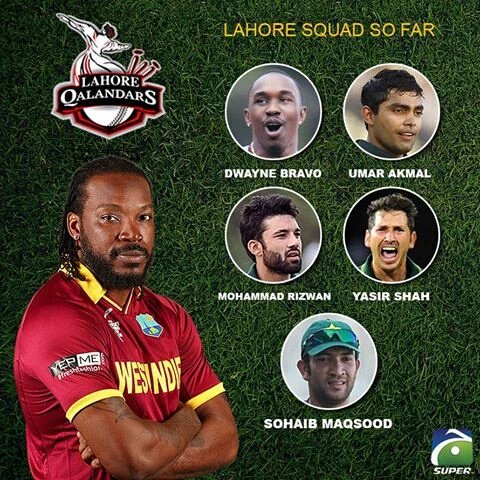 Lahore Qalandar Pakistan Super League 2016 Team Wallpapers