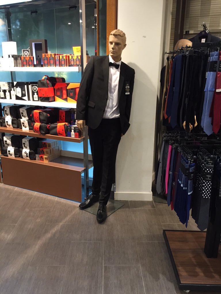 A woman just walked up to this mannequin and asked it where the changing rooms were 😂